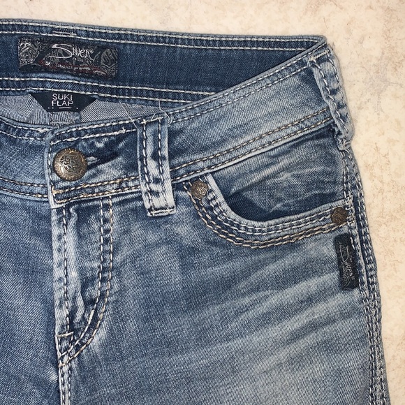 Silver Jeans Light Wash - SUKI FLAP - mid rise - Picture 3 of 5